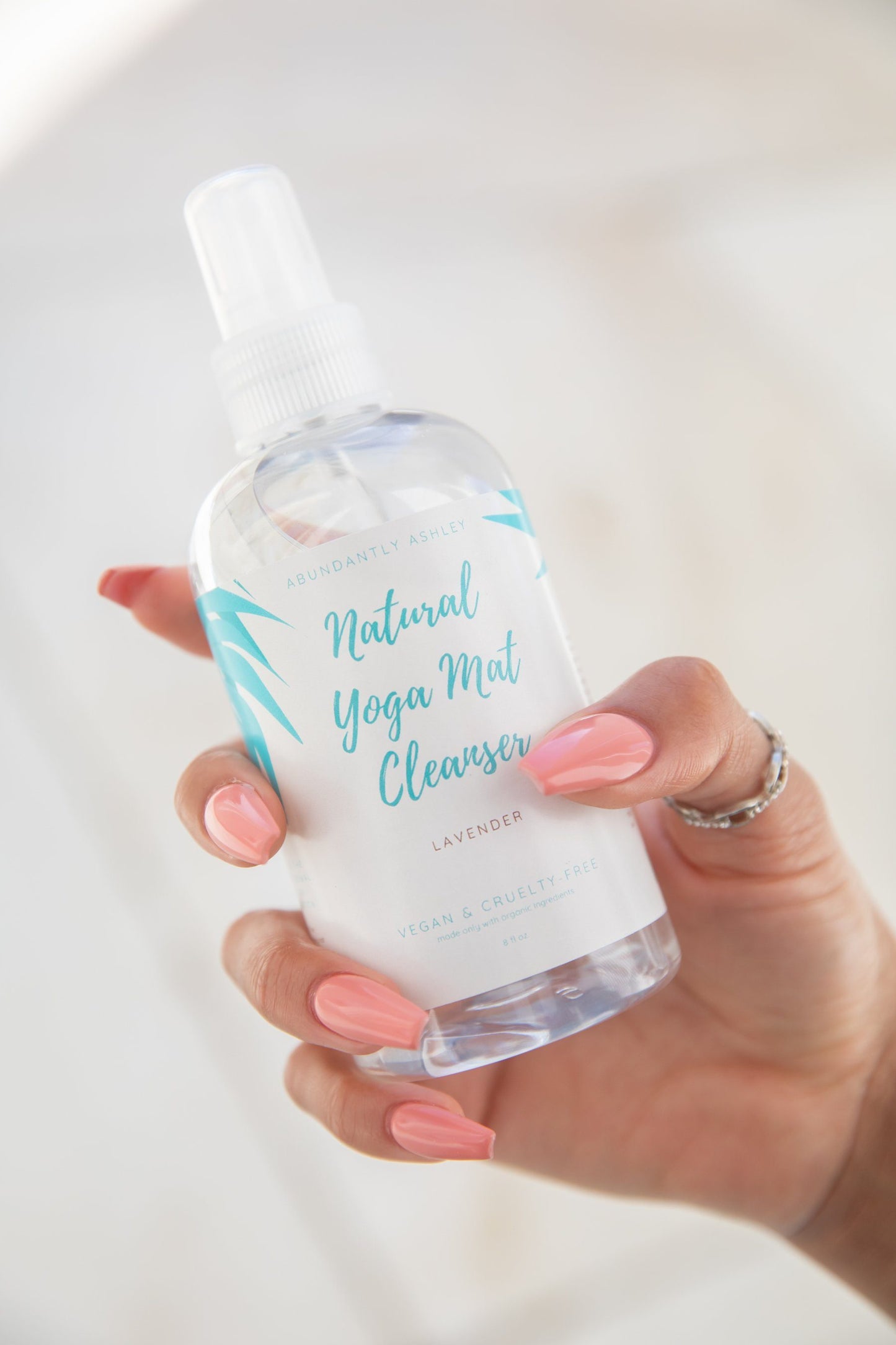 MAT REVITALIZATION: Natural Yoga Mat Cleanser 8 fl oz. abundantlyashley