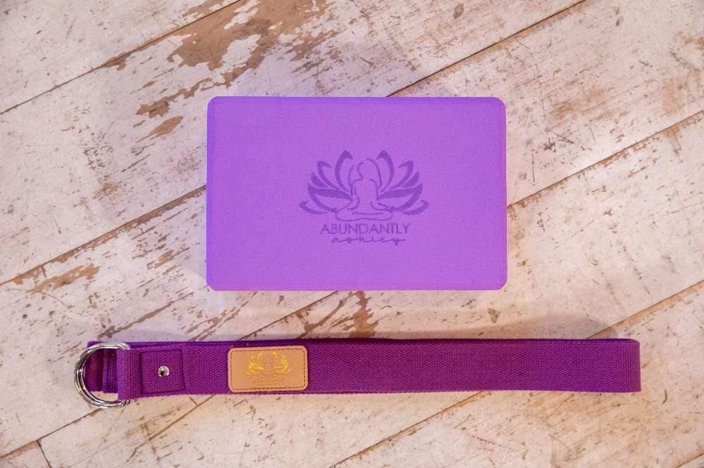 Block & Strap Set abundantlyashley Purple